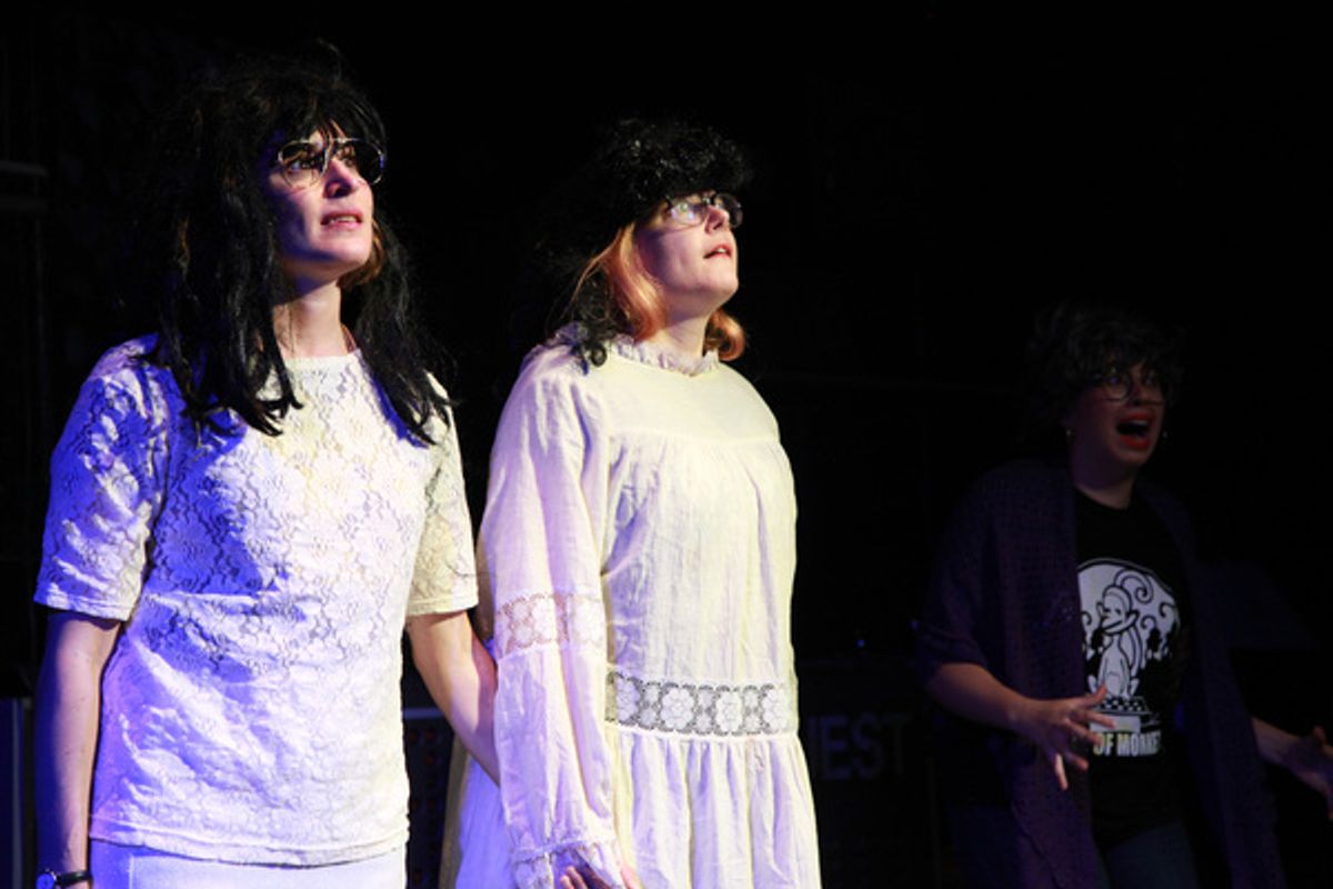 Laura McKenzie, Rachel Wilson and Joan Figarella  at 