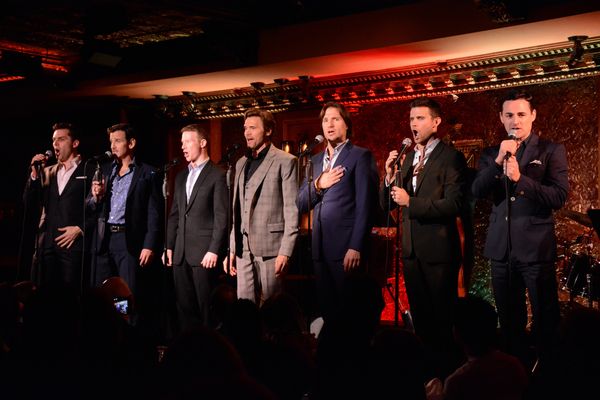 Ryan Silverman,Sean McDermott, Jeff Kready, Brent Barrett. John Cudia, Kyle Dean Mass Photo