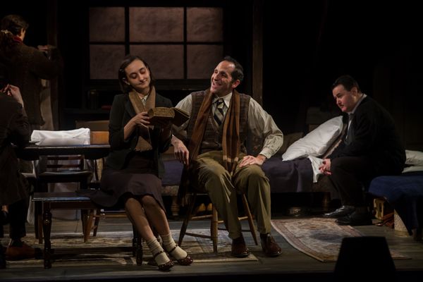 Isabelle Barbier, Jonathan D. Mesisca, and Allen Lewis Rickman  Photo