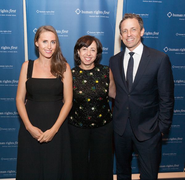 Seth Meyers and Alexi Meyers Photo