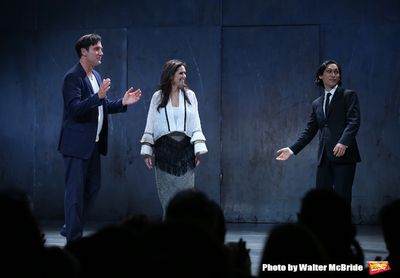 Clive Owen, Julie Taymor and Jin Ha  Photo