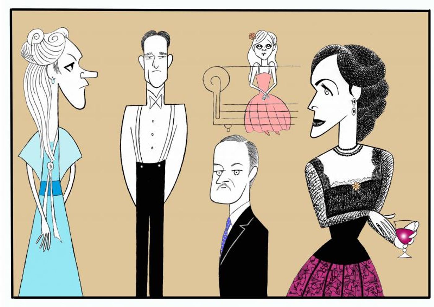 BWW Exclusive: Ken Fallin Draws the Stage - TIME AND THE CONWAYS  Image