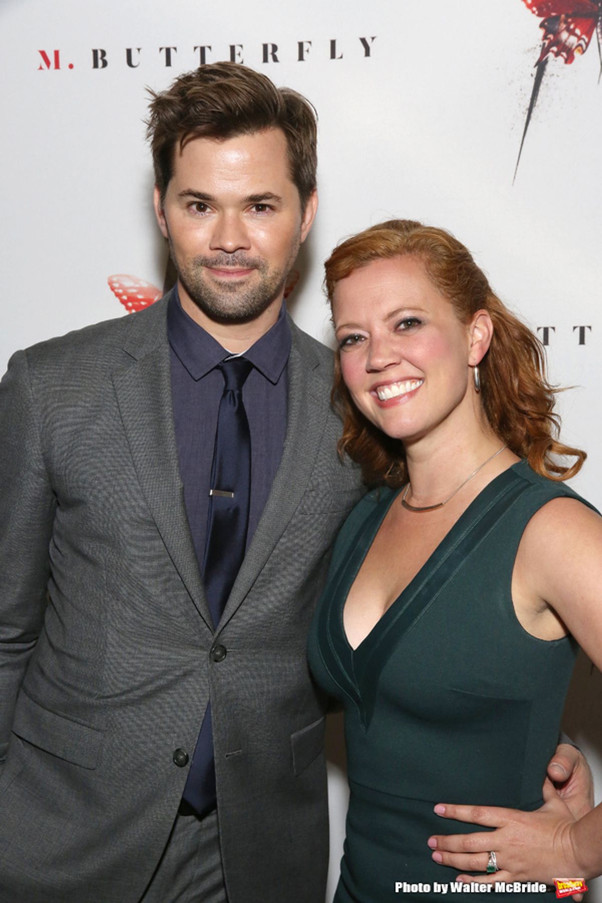 Andrew Rannells and Patti Murin at 