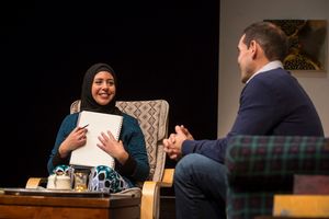 Susaan Jamshidi and Michael Perez @ BroadwayWorld Susaan Jamshidi and Michael Perez Photo