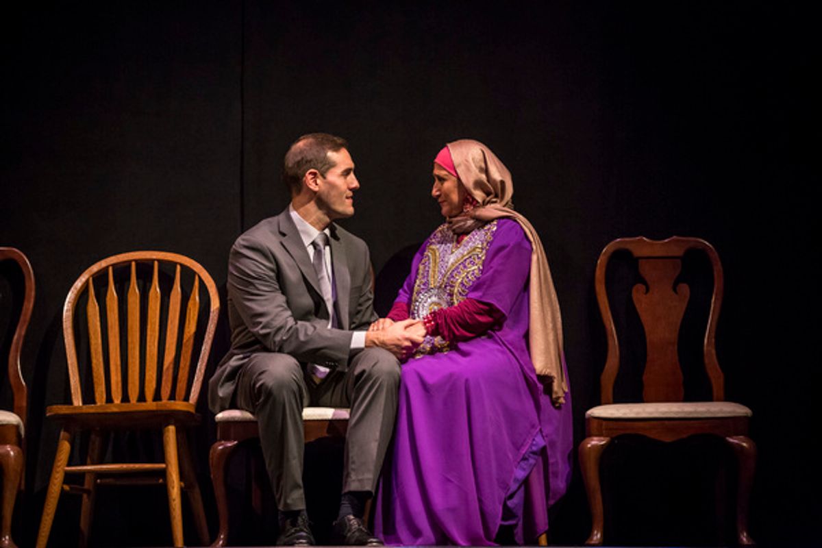 Michael Perez and Laura Crotte at 