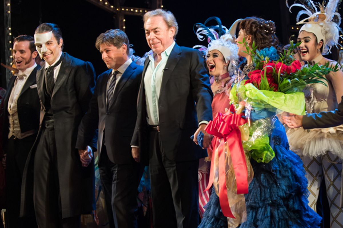 Glenn Slater and Andrew Lloyd Webber at 