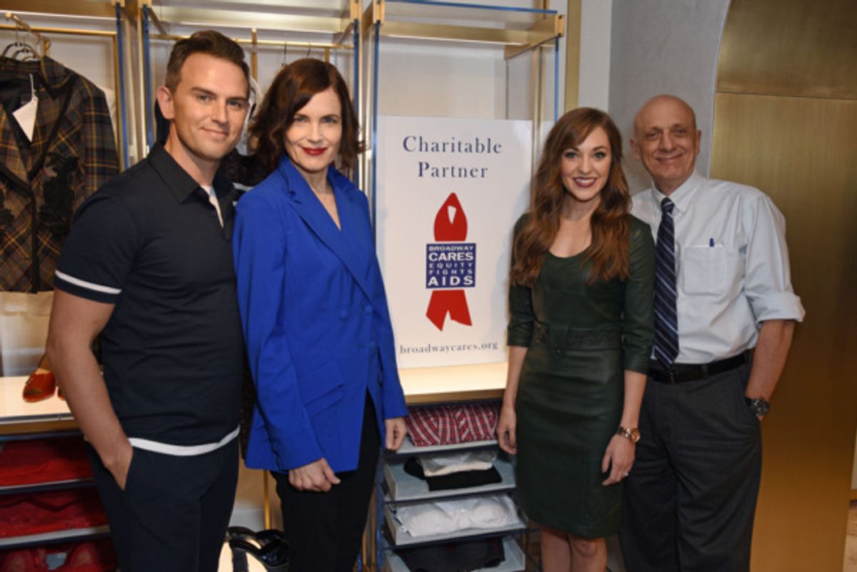 Daniel Reichard, Elizabeth MGovern, Laura Osnes & Tom Viola at 