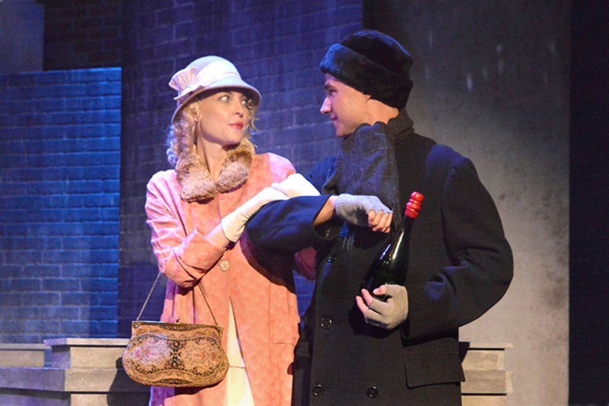 Laura Liguori and Dylan Wittrock at 