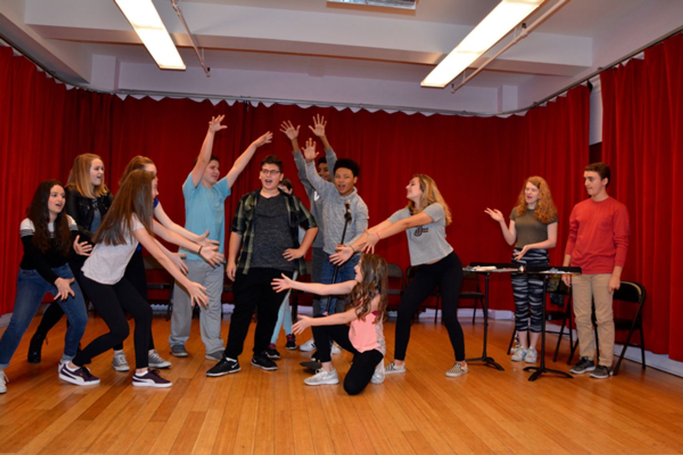 Photo Coverage: Inside the Rehearsal Room with THE 25TH ANNUAL PUTNAM COUNTY SPELLING BEE  Image