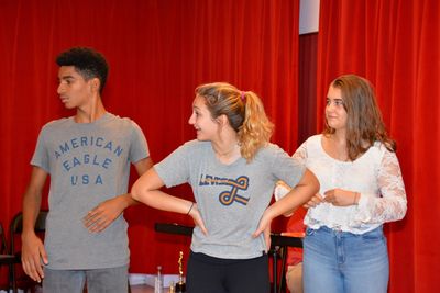 Ezequiel Pujois, Clara Smith and Mabel Lecuyer Photo