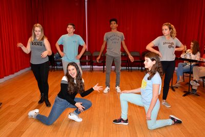 Amelia Firestone, Chloe Hechter, Ezequiel Pujois, Alya thackeray and Clara Smith Photo
