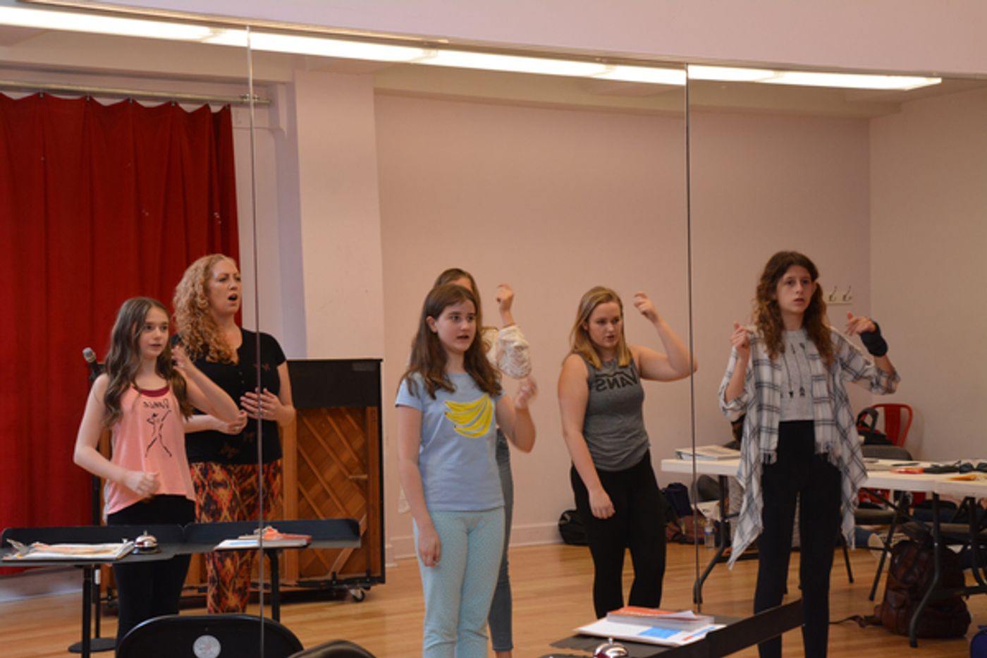 Photo Coverage: Inside the Rehearsal Room with THE 25TH ANNUAL PUTNAM COUNTY SPELLING BEE  Image