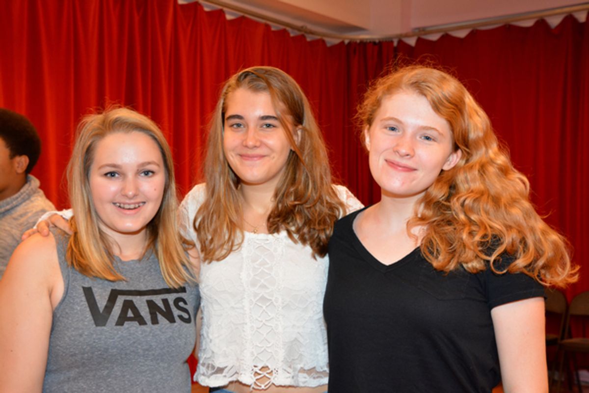 Amelia Firestone, Mabel Lecuyer and Ginger Gordan at 