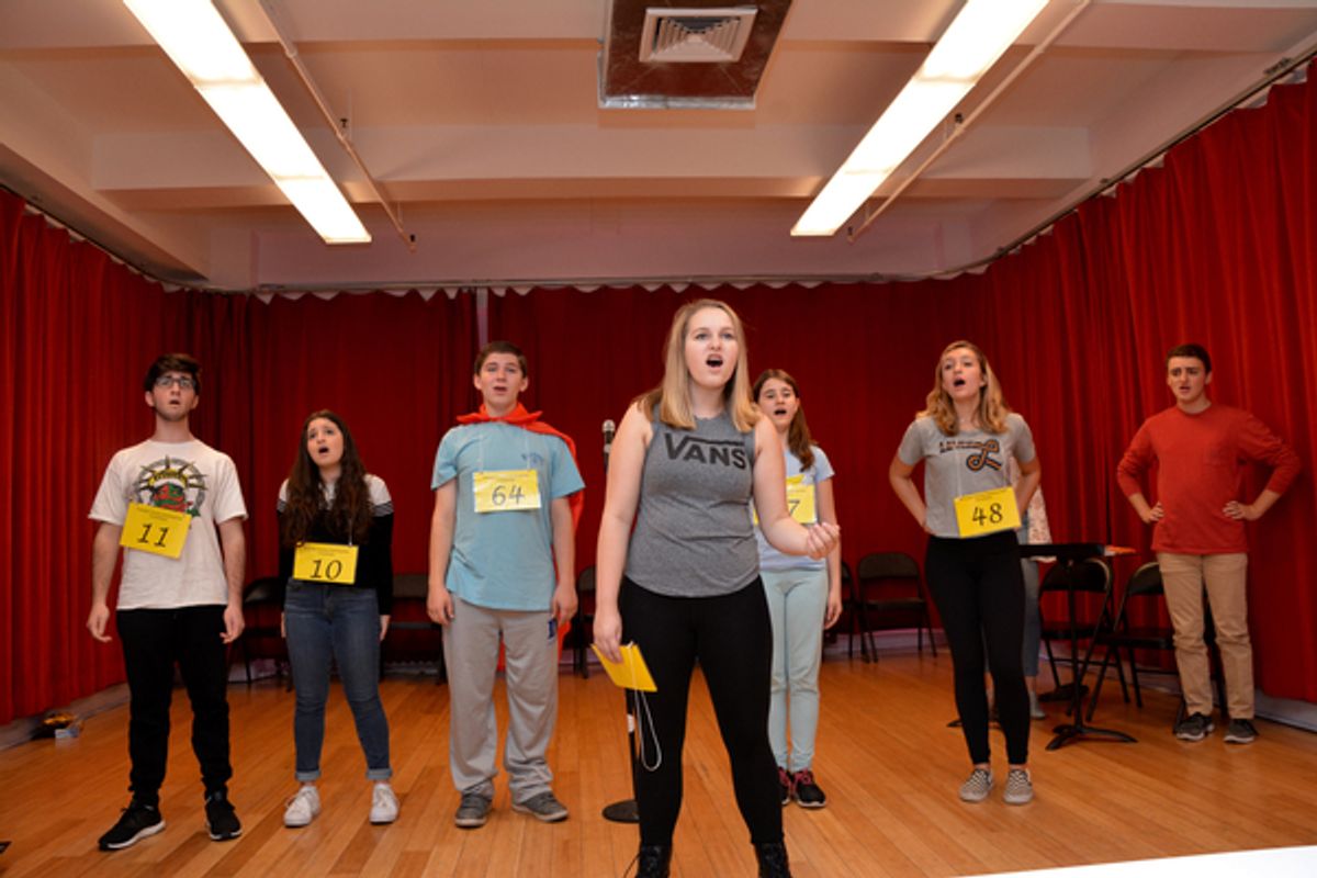 Zachary Brod, Chloe Hechter, Joey Casali, Amelia Firestone, Margaux Blau and Anthony Allocca at 