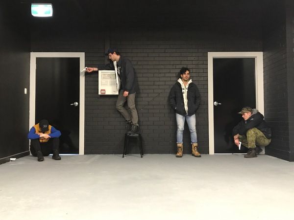 Andrew Dunstan, Nicholas Allen, Christian Tomaszewski and Adam Droppert Photo