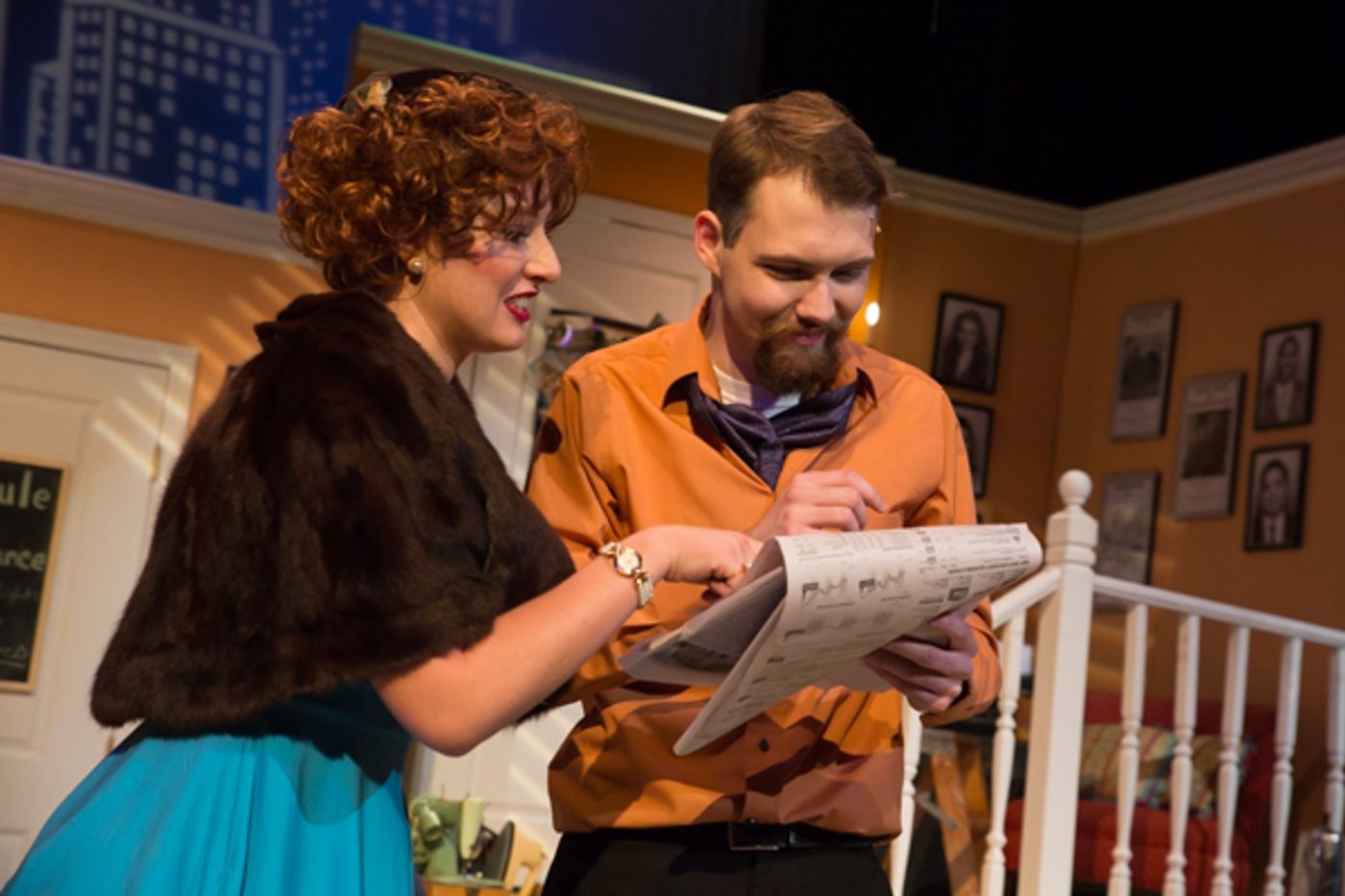 Photo Coverage: First Look at Ohio University Lancaster Theatre's Ken Ludwig's Moon Over Buffalo  Image