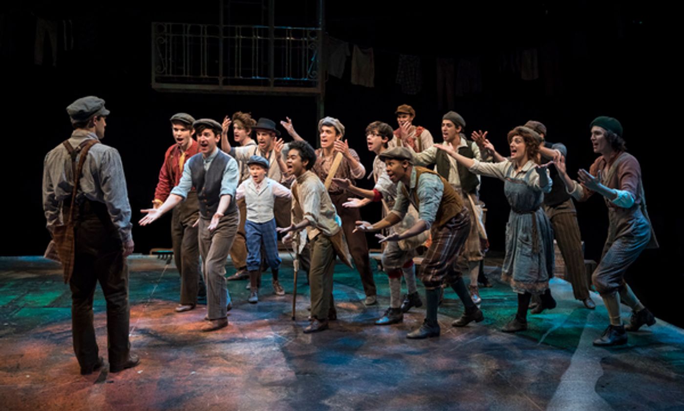 Photo Flash: Seize the Day! First Look at Patrick Rooney, Eliza Palasz and More in NEWSIES at The Marriott Theatre  Image