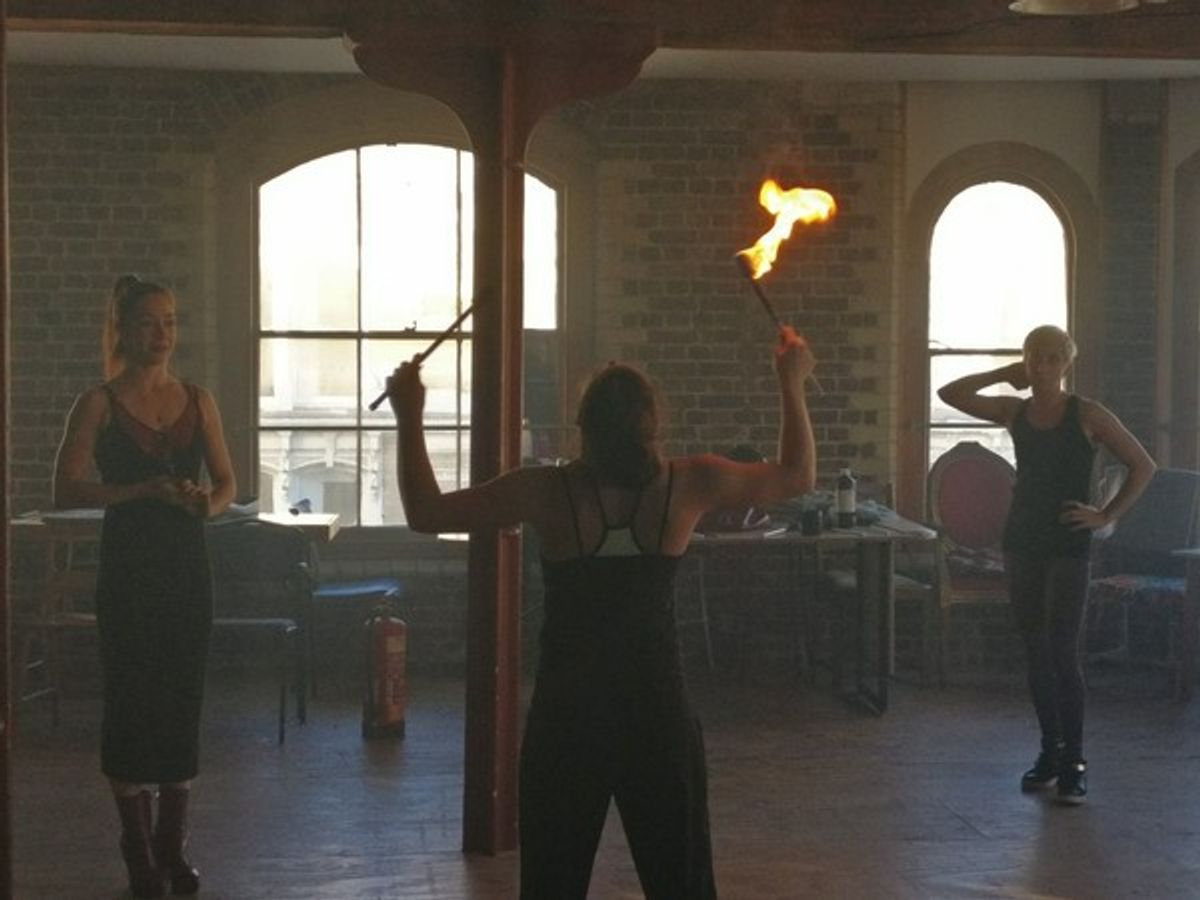 Meghan Poulet, Kathryn McLaughlin-Hayes and Kelsey Jamieson at 