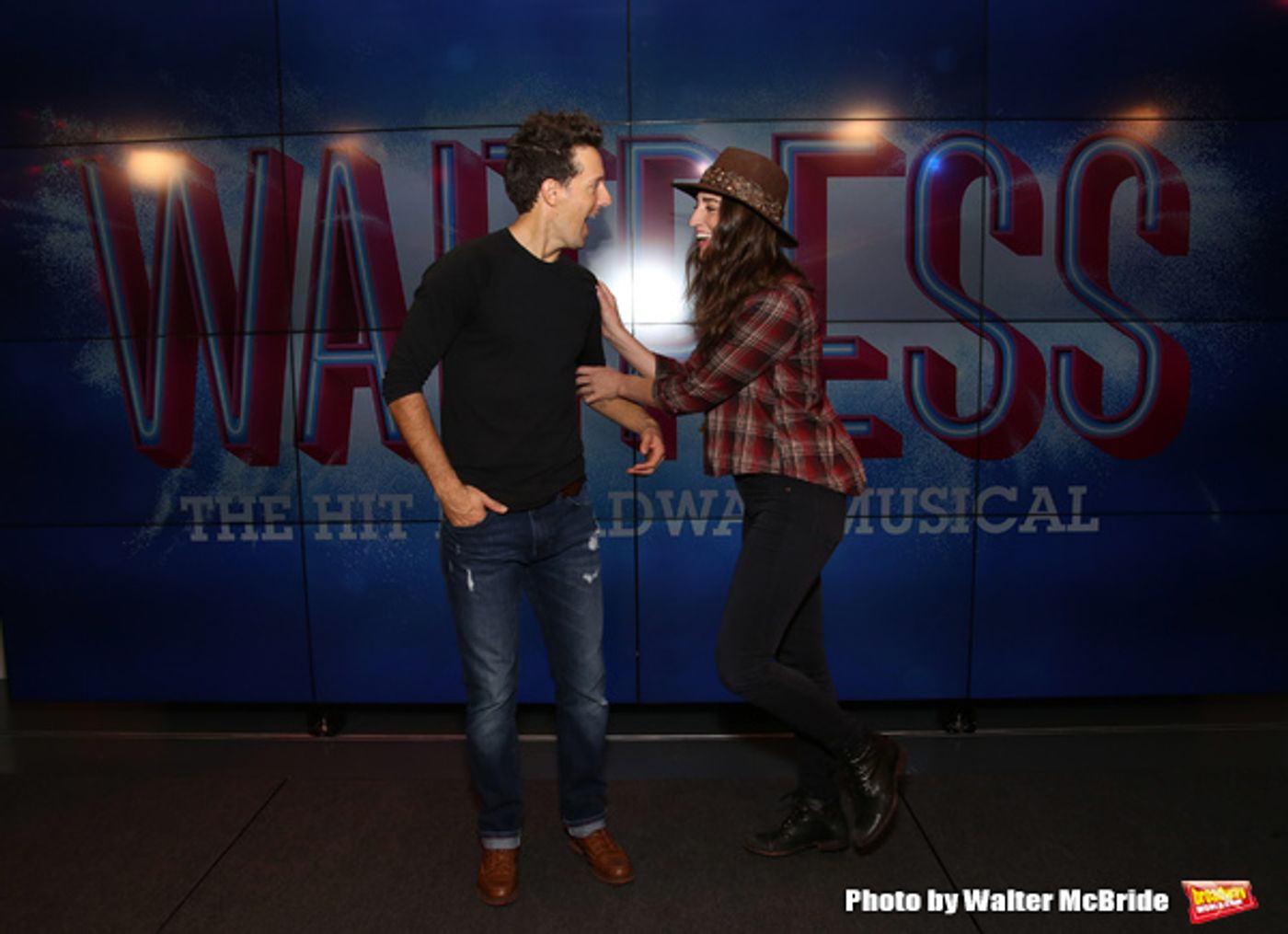 Photo Coverage: Jason Mraz Gets Tuned Up for His Broadway Debut in WAITRESS!  Image