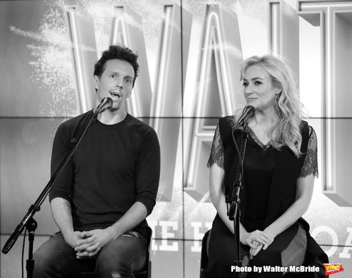 Jason Mraz and Betsy Wolfe at 