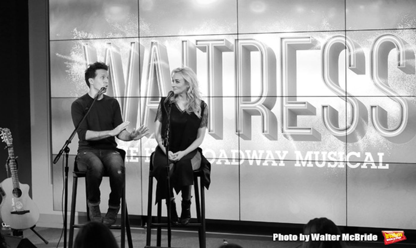 Photo Coverage: Jason Mraz Gets Tuned Up for His Broadway Debut in WAITRESS!  Image
