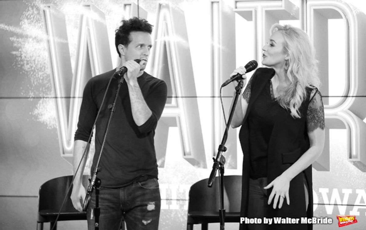 Jason Mraz and Betsy Wolfe at 