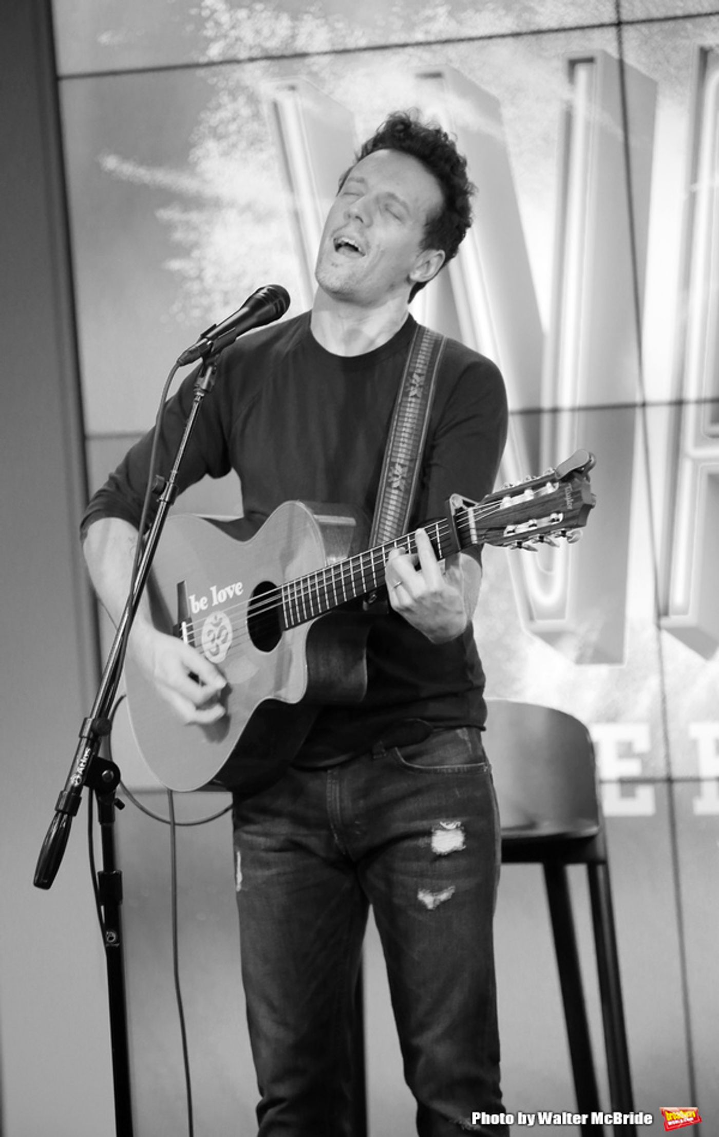 Photo Coverage: Jason Mraz Gets Tuned Up for His Broadway Debut in WAITRESS!  Image