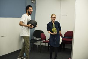 Justice Smith and Tavi Gevinson @ BroadwayWorld Justice Smith and Tavi Gevinson Photo