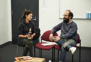 Michelle Gomez and Brett Gelman @ BroadwayWorld Michelle Gomez and Brett Gelman Photo