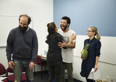  Brett Gelman, Michelle Gomez, Justice Smith and Tavi Gevninson  Photo