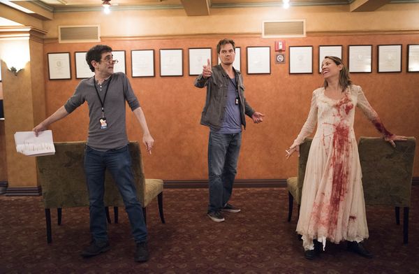   Jonathan Marc Sherman, Michael Shannon and Elizabeth Rodriguez Photo