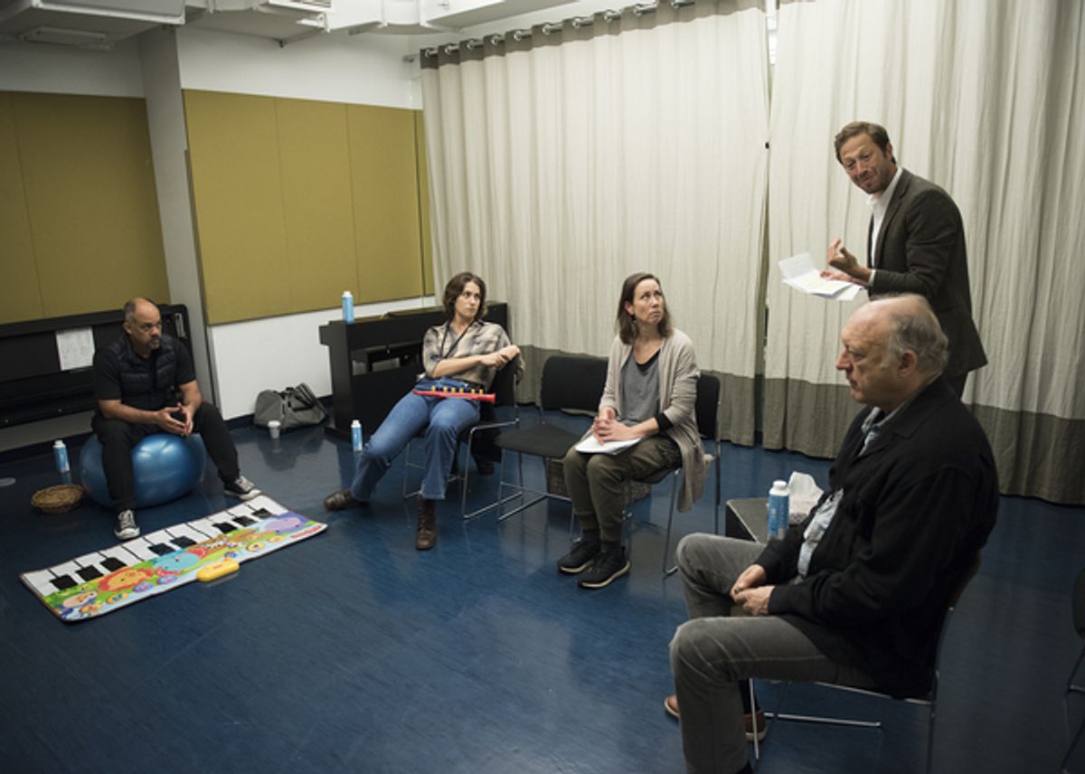 Orlando Pabotoy, Lola Kirke, Miriam Shor, Ebon Moss-Bachrach and John Doman at 