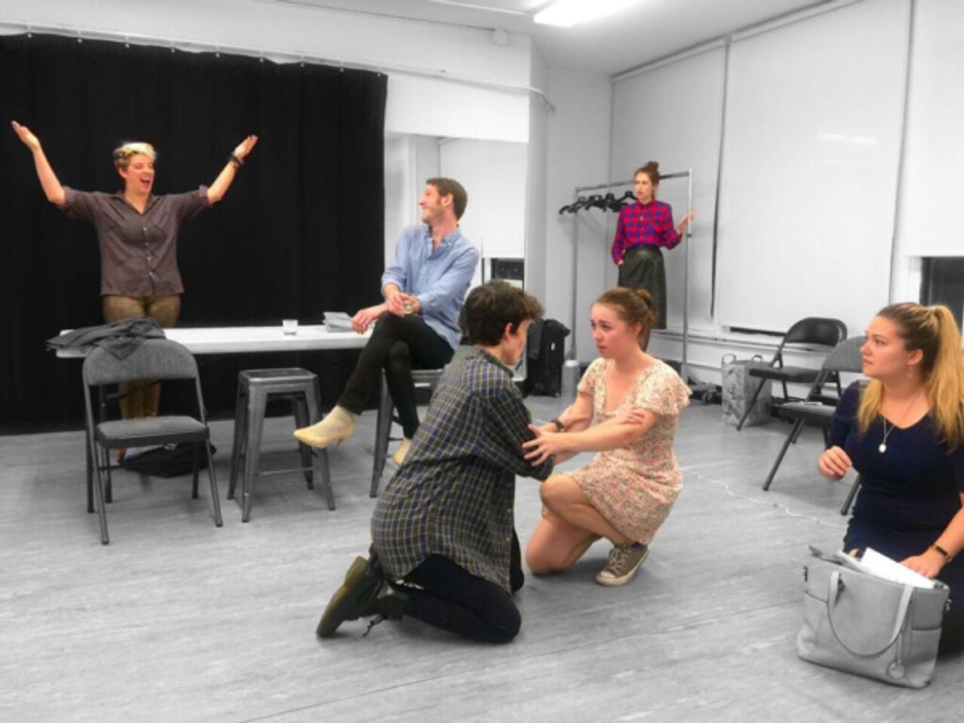 Photo Flash: In Rehearsal for Regeneration's 'COME BACK TO THE FIVE AND DIME' at The Workshop Theatre  Image