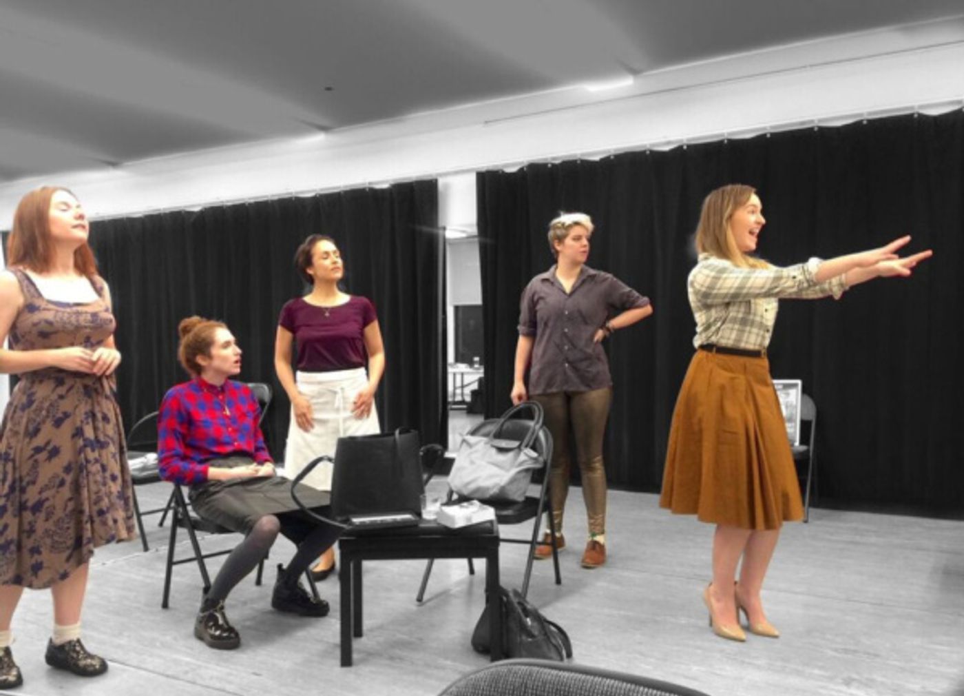 Photo Flash: In Rehearsal for Regeneration's 'COME BACK TO THE FIVE AND DIME' at The Workshop Theatre  Image