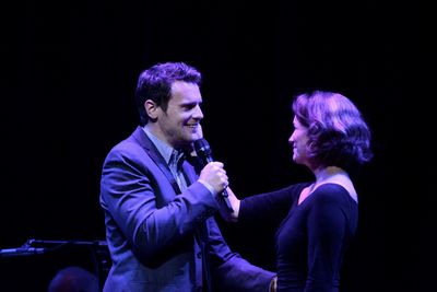 Jonathan Groff and Melissa Gilbert Photo