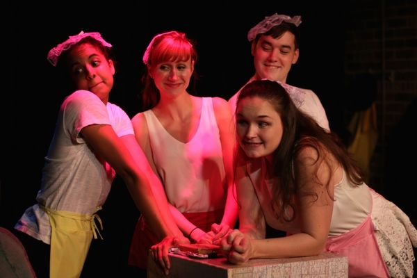 Sarah Jane Patin, Brittany Stock, Angela Horn and Bryan Renaud Photo