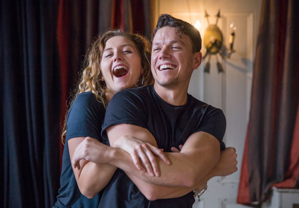 Yvonne Lawlor and Mitchell Hunt at 