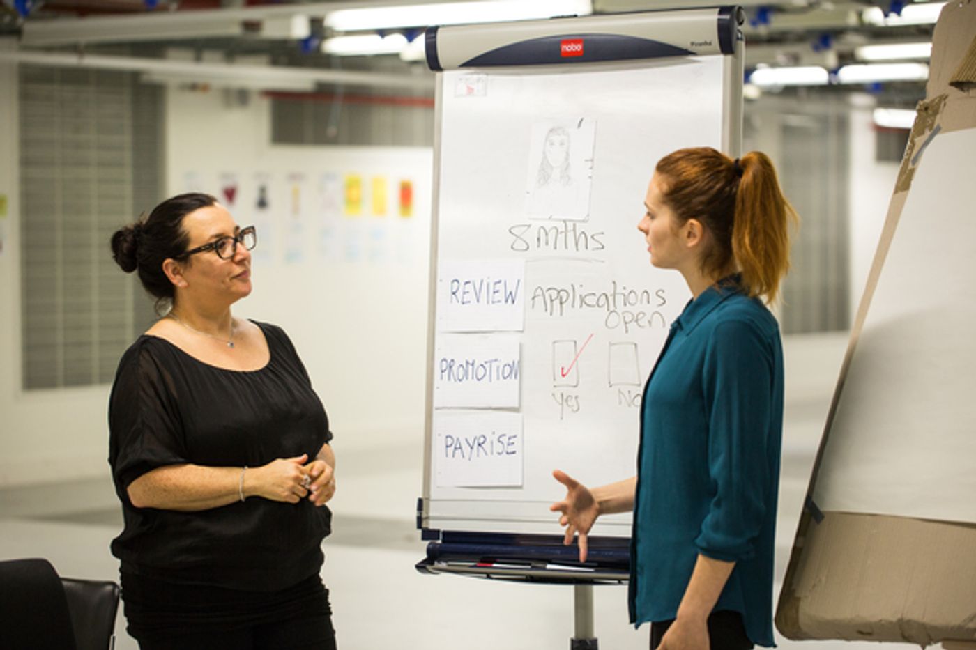 Photo Flash: In Rehearsals for Deafinitely Theatre's CONTRACTIONS  Image