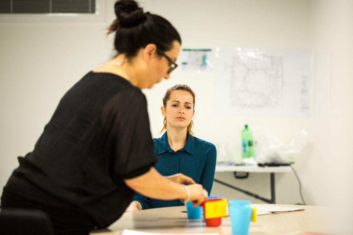 Photo Flash: In Rehearsals for Deafinitely Theatre's CONTRACTIONS  Image