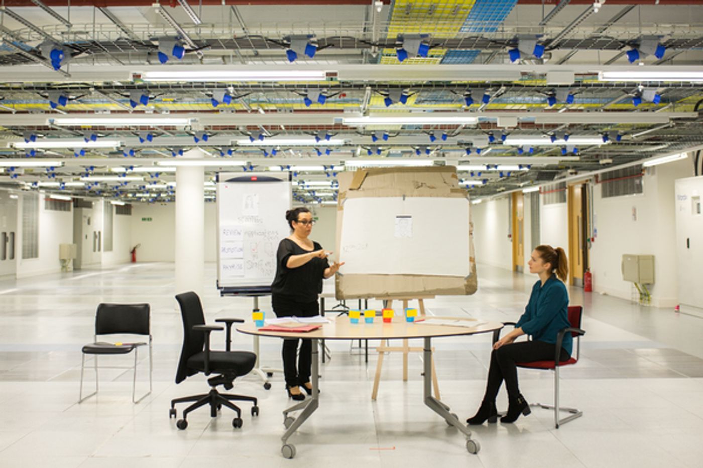 Photo Flash: In Rehearsals for Deafinitely Theatre's CONTRACTIONS  Image