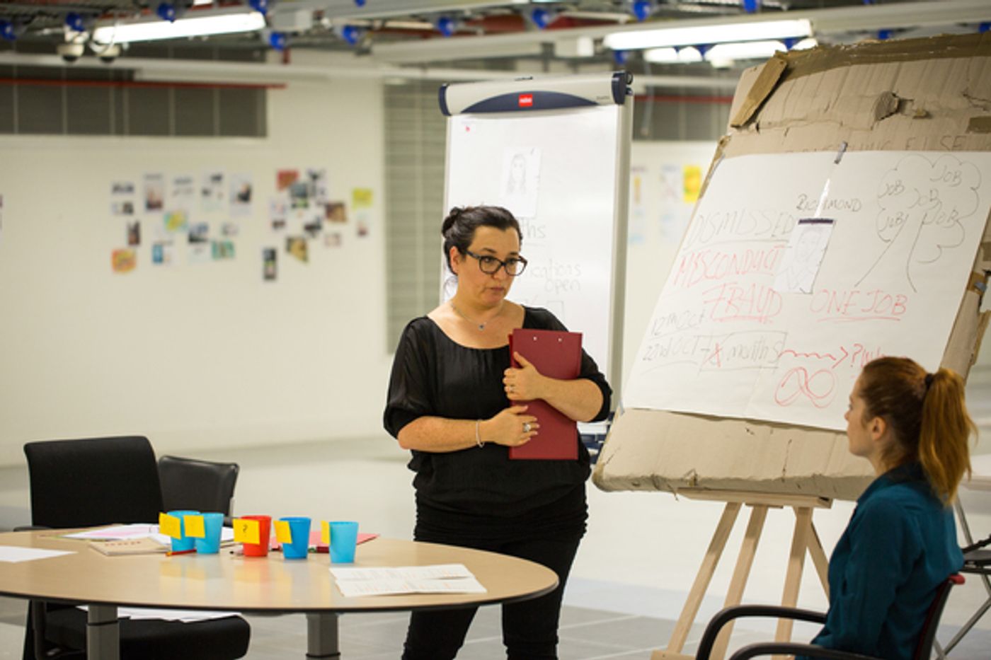 Photo Flash: In Rehearsals for Deafinitely Theatre's CONTRACTIONS  Image