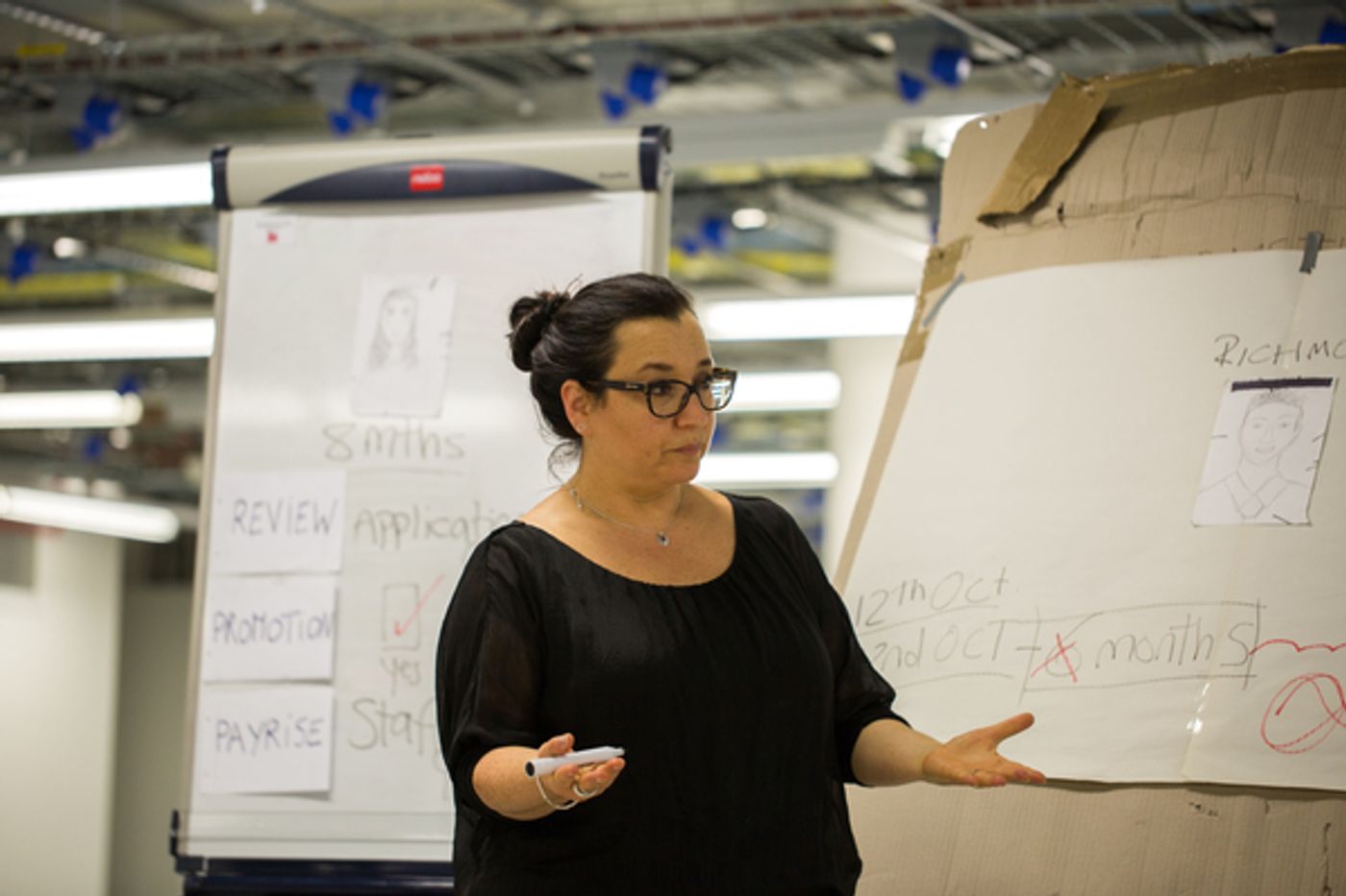 Photo Flash: In Rehearsals for Deafinitely Theatre's CONTRACTIONS  Image