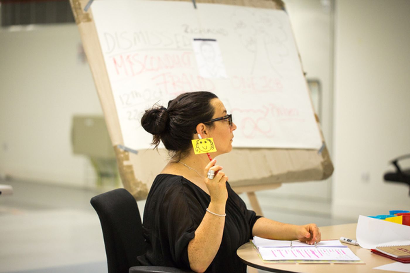 Photo Flash: In Rehearsals for Deafinitely Theatre's CONTRACTIONS  Image