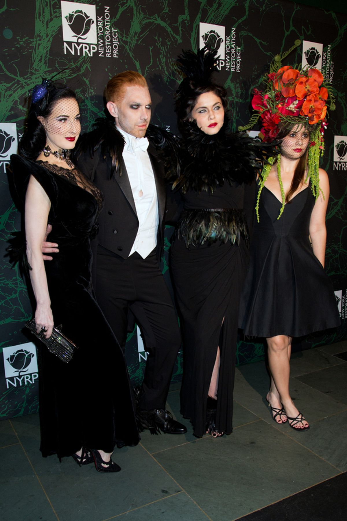 Dita Von Teese, Douglas Little, Jodi Lyn O'Keefe, Carolyn Murphy at 