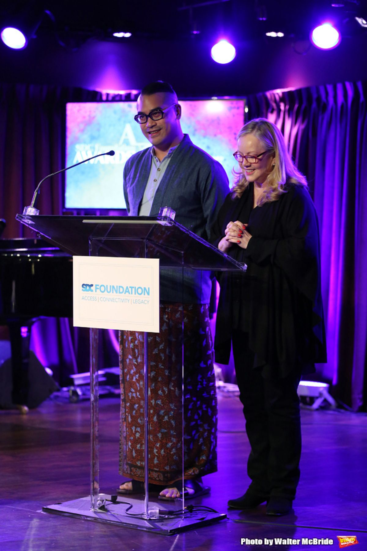 Ed Sylvanus Iskander and Susan Stroman at 