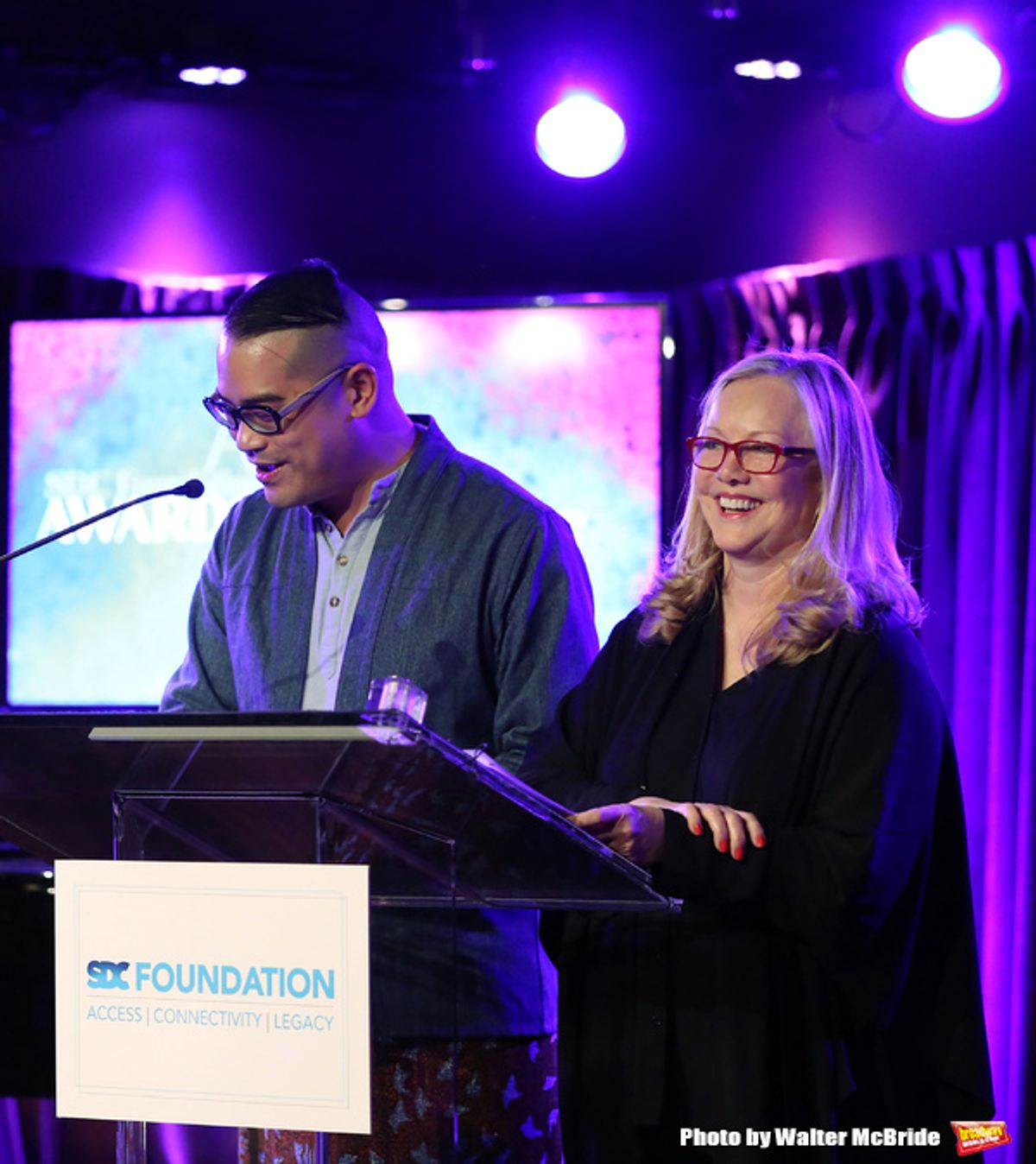 Ed Sylvanus Iskander and Susan Stroman at 