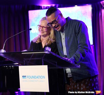 Susan Stroman and Ed Sylvanus Iskandar Photo