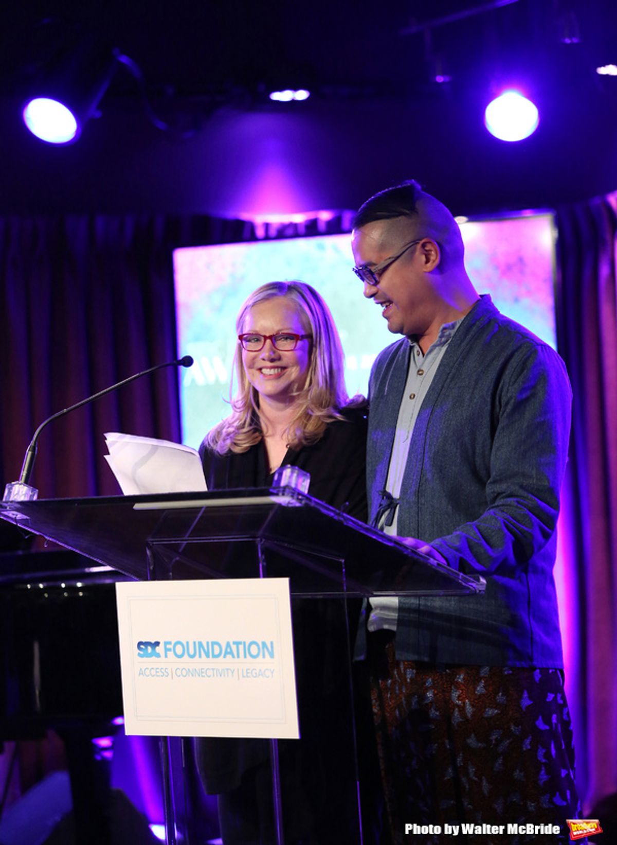 Susan Stroman and Ed Sylvanus Iskandar  at 