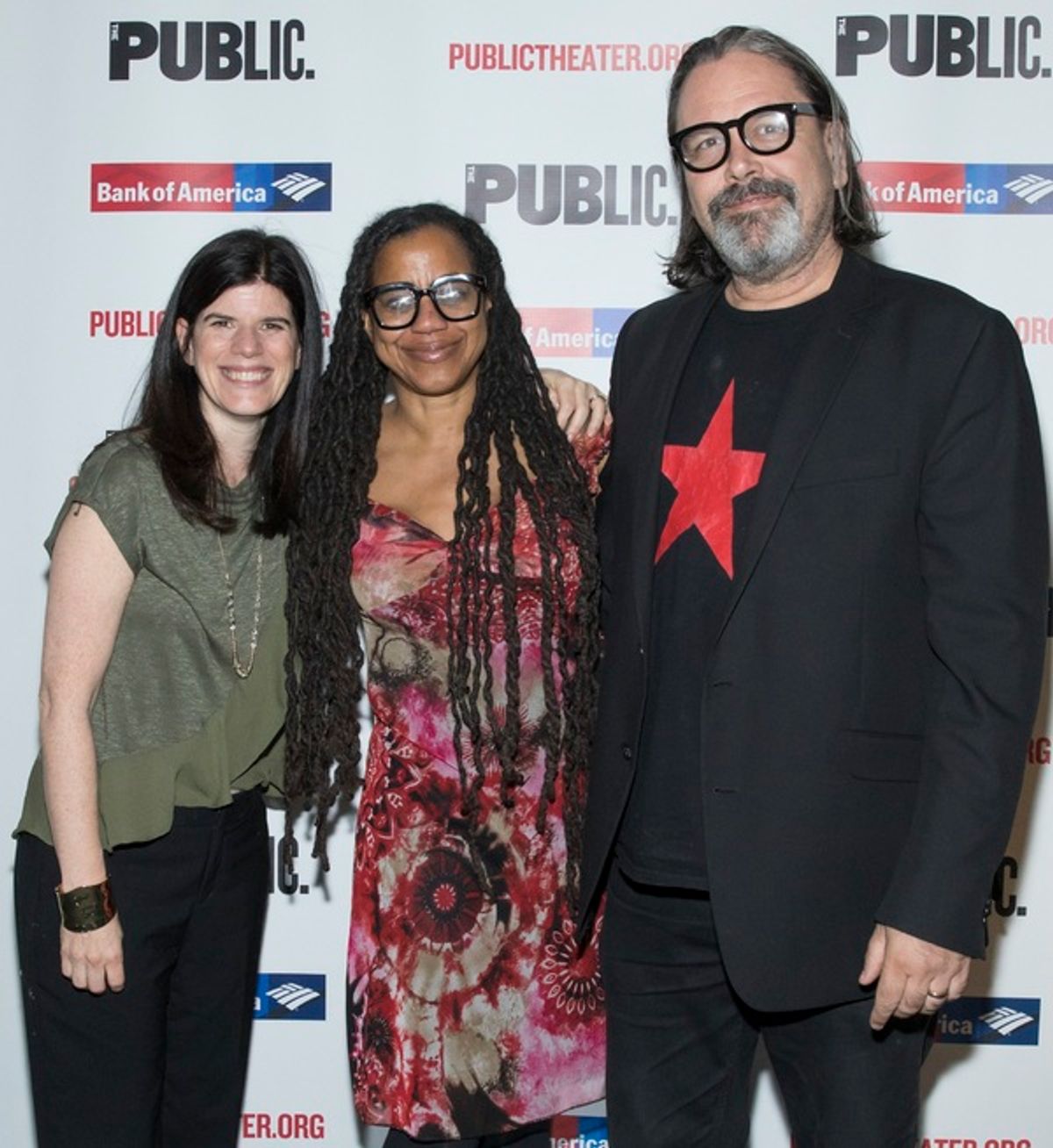 Mandy Hackett, Suzan-Lori Parks and Christian Konopka at 