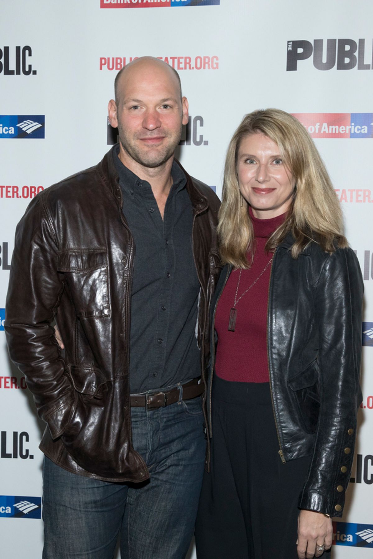 Corey Stoll and Nadia Bowers at 